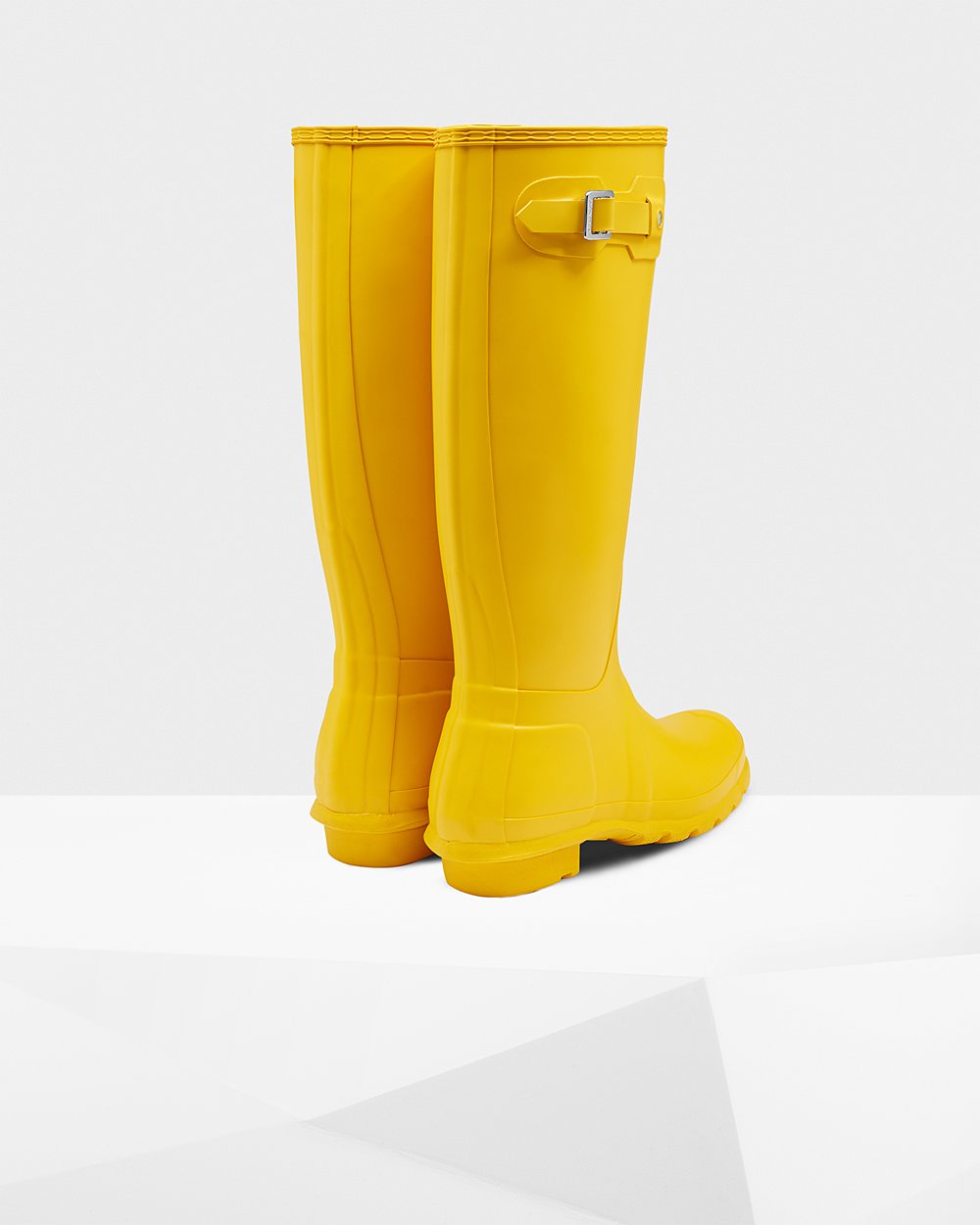 Womens Tall Rain Boots - Hunter Original (35FZBPMLA) - Yellow
